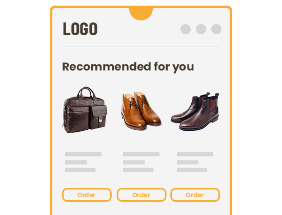 Products viewed by the user + most frequently viewed
                                                products in the store